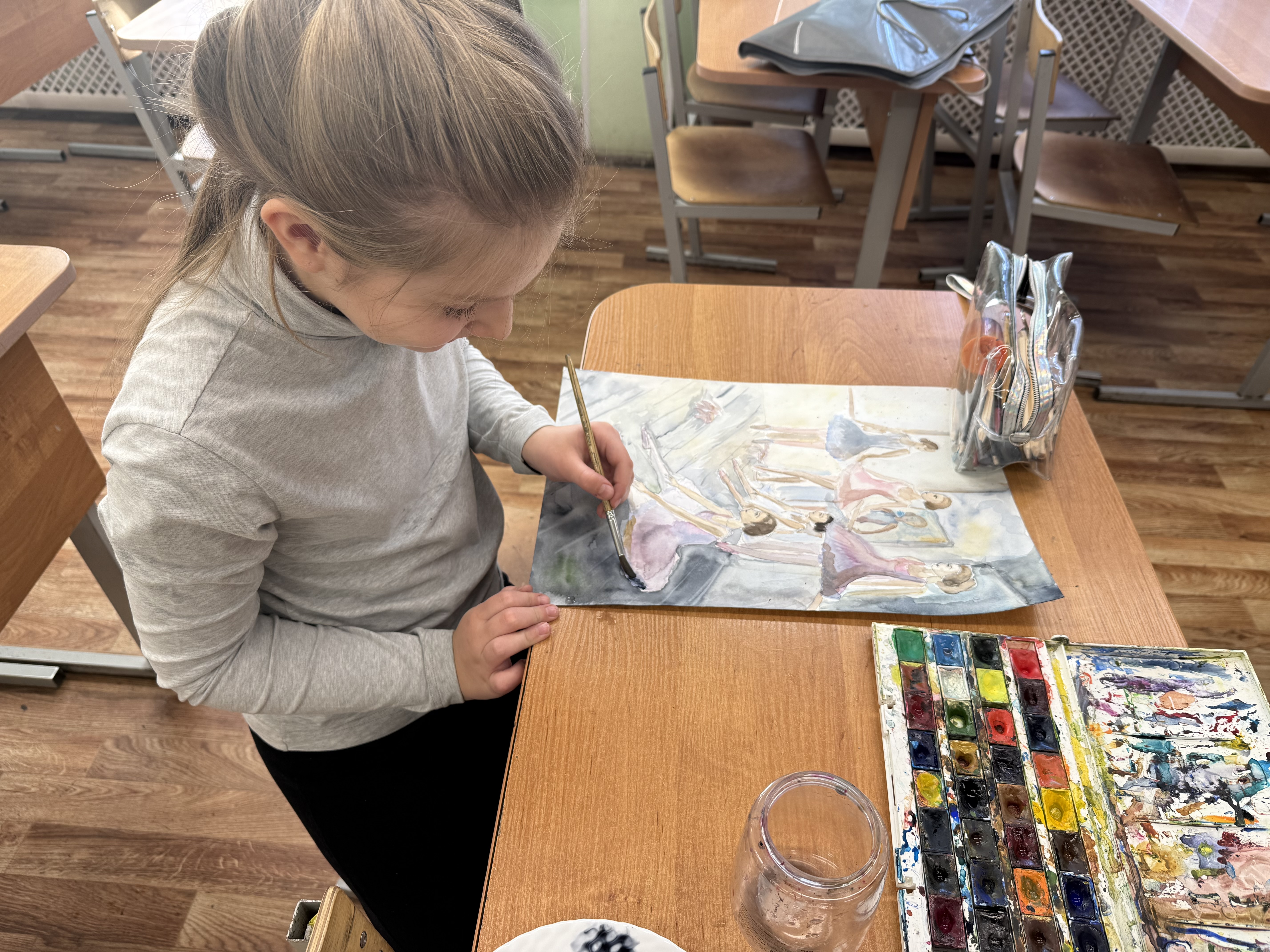 15.11.2025 прошел районный тур Региональной Олимпиады по предмету «Изобразительное искусство».